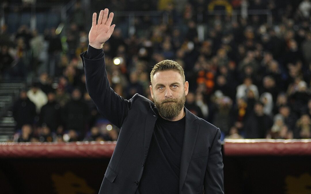 Roma, quanta emozione per De Rossi: ovazione e tanti applausi