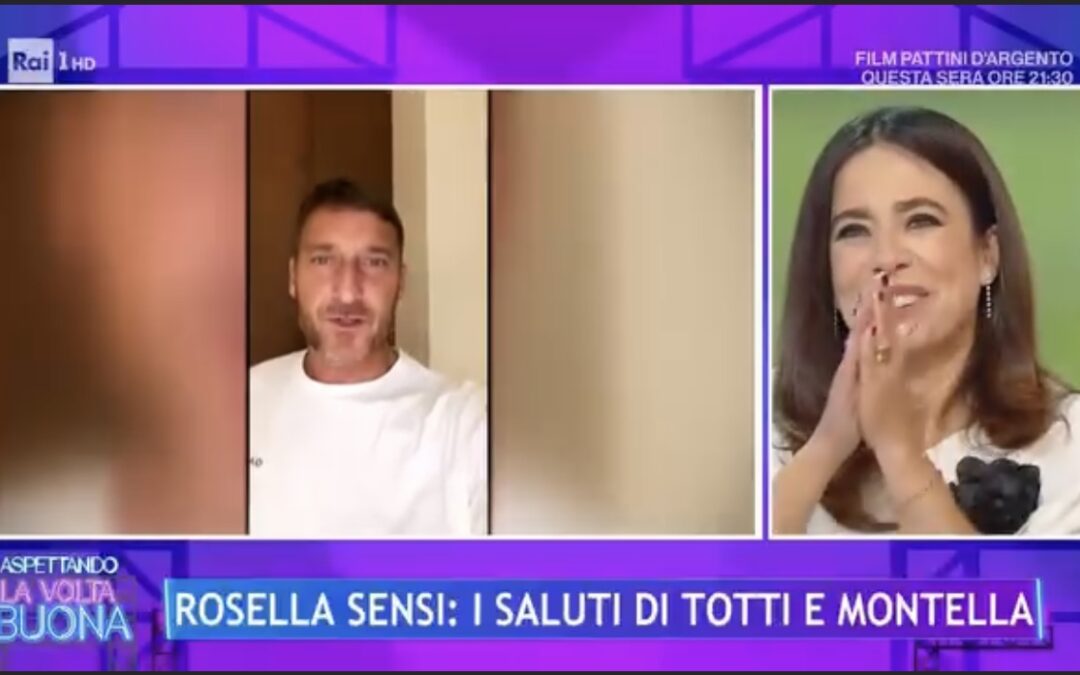 Totti e Montella insieme all’ultimo compleanno di Sensi in terapia intensiva, Rosella:”Papà voleva passarlo con loro”