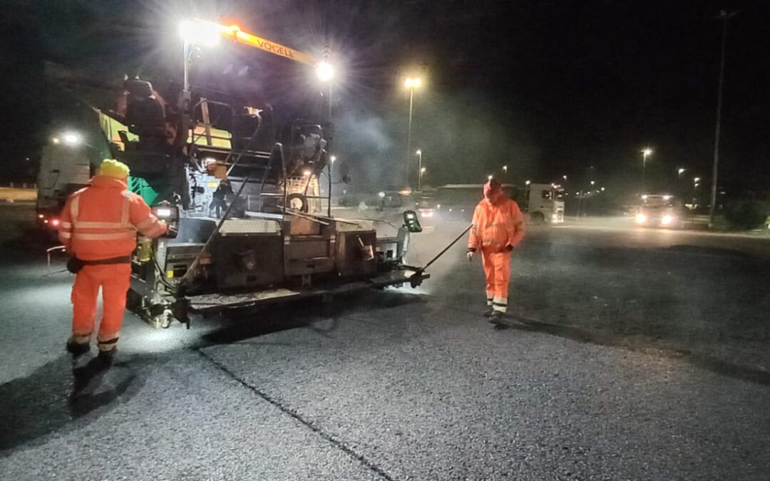 Riqualificazione e sicurezza, lavori notturni sulla Cristoforo Colombo
