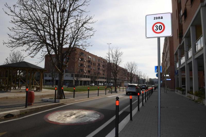 Il sindaco Gualtieri inaugura la zona 30 a Casal Monastero