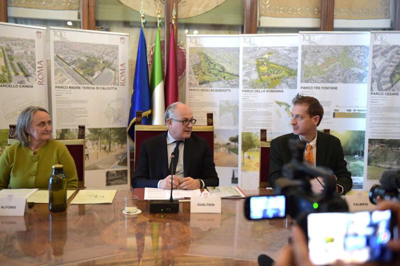 Presentato il Piano “100 Parchi per Roma”, 35 milioni di euro per i primi 16 progetti