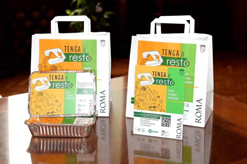 “Tenga il resto”, progetto contro lo spreco alimentare nei ristoranti di Roma