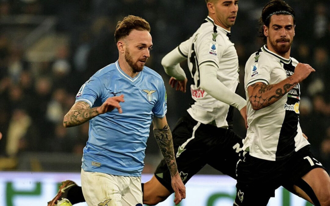 Quarta sconfitta di fila per la Lazio: i biancocelesti cadono in casa contro l’Udinese