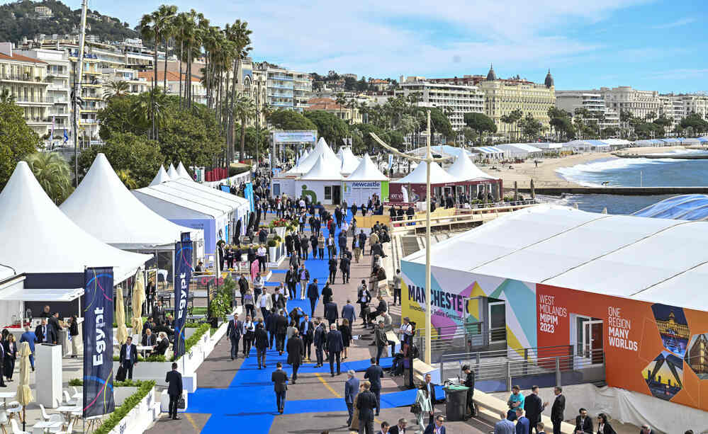 Il Sindaco Gualtieri e l’Assessore all’Urbanistica Veloccia alla fiera internazionale di Cannes