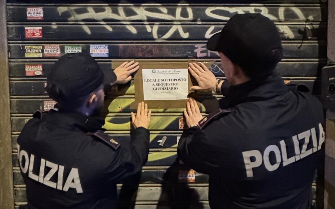 San Lorenzo, droga al bancone di un locale. Arrestate due persone