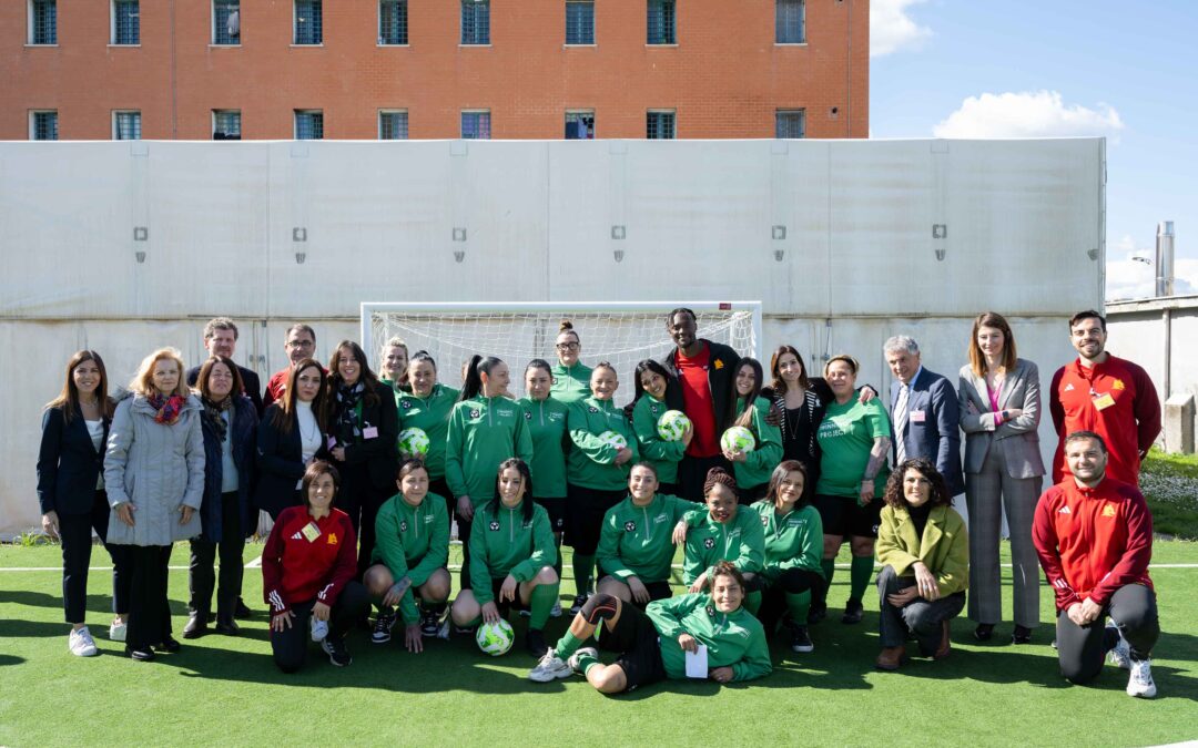 Twinning Project, al via l’iniziativa della Roma per i detenuti di Rebibbia