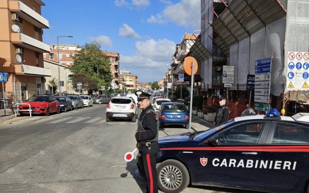 Ciampino, servizio straordinario di controllo dei Carabinieri: 4 denunce