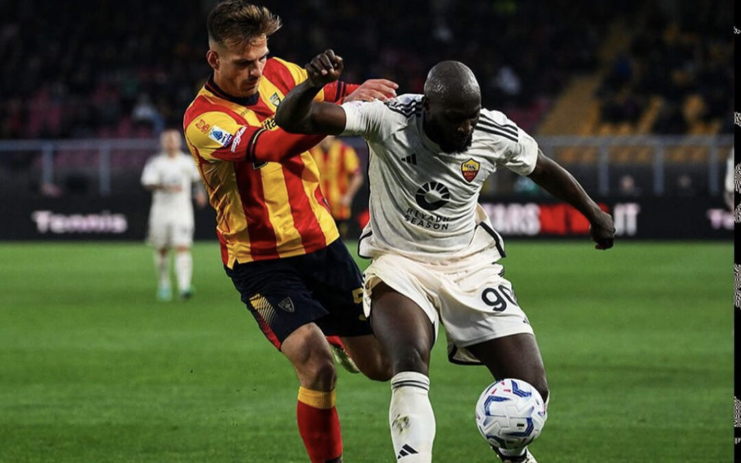 Roma e Lecce non colpiscono: al Via del Mare finisce 0-0 e il Bologna allunga sui giallorossi