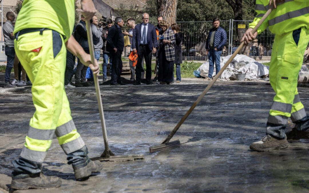 Giubileo, rinasce passeggiata dell’Aventino con 100mila sanpietrini
