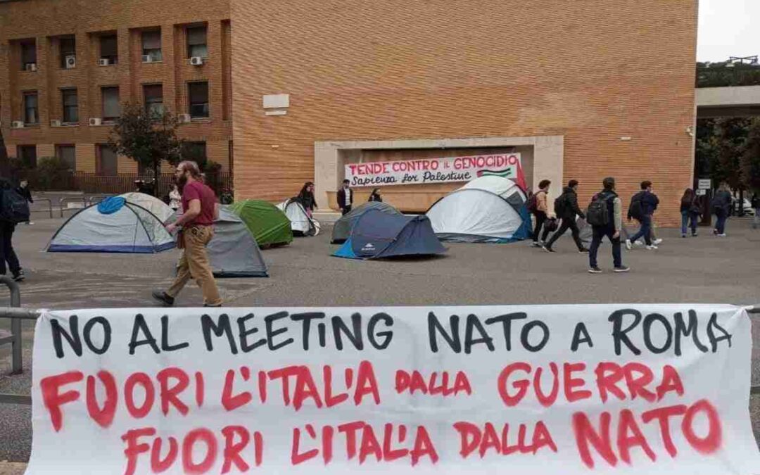 Alla Sapienza tornano le tende contro il genocidio in Palestina