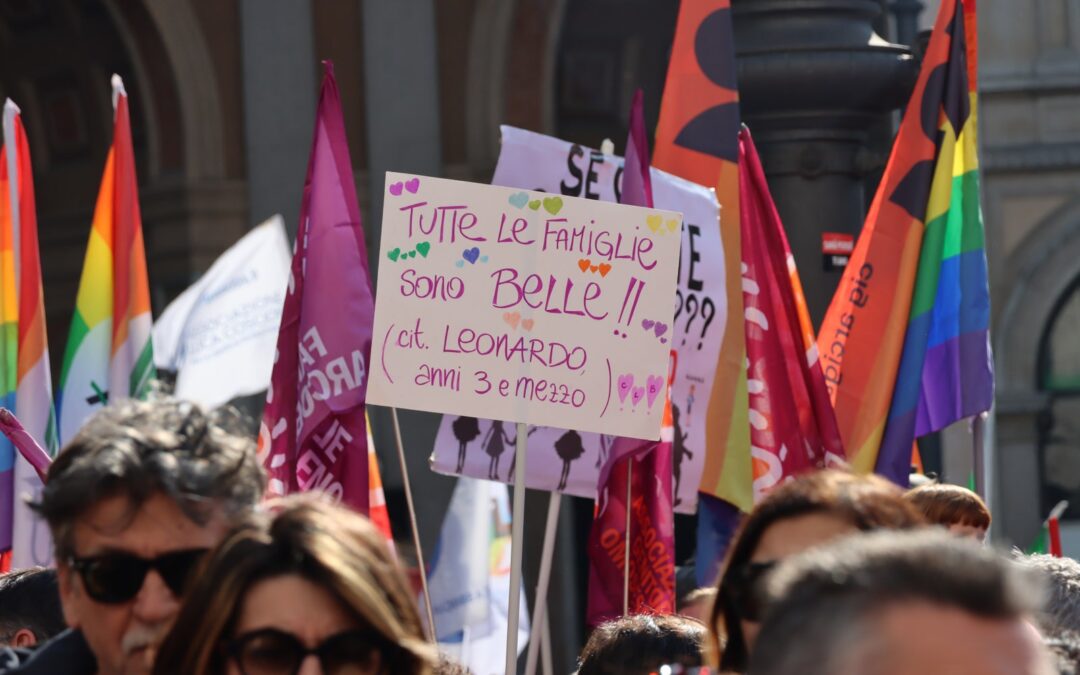 A piazza Vittorio la Festa delle Famiglie Arcobaleno