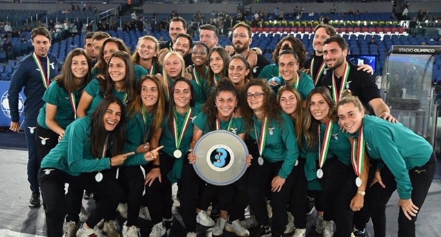 Lazio Women, allo stadio Olimpico celebrata la vittoria del campionato di serie B