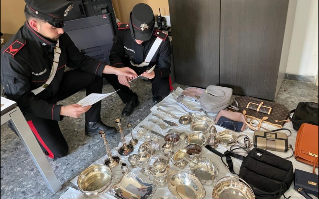 50enne trovato con la refurtiva tenta di corrompere i Carabinieri, arrestato