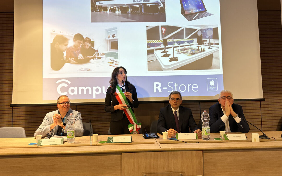La Presidente dell’Assemblea Capitolina Svetlana Celli a finalissima di robotica Smart Factory