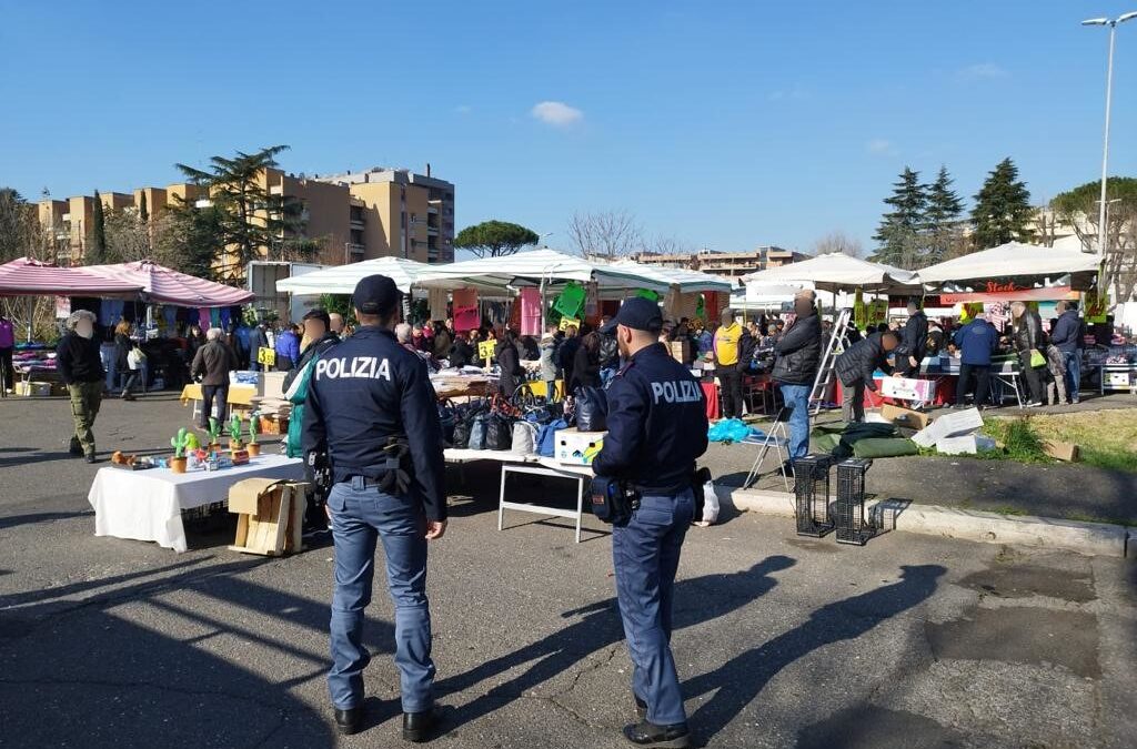 Servizi anti degrado della Polizia a Monteverde e San Basilio