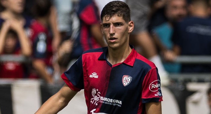 Roma, nel mirino il 20enne centrocampista del Cagliari Matteo Prati