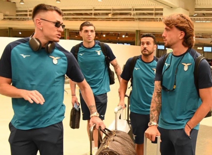 Lazio, squadra partita per il ritiro di Auronzo di Cadore senza Immobile