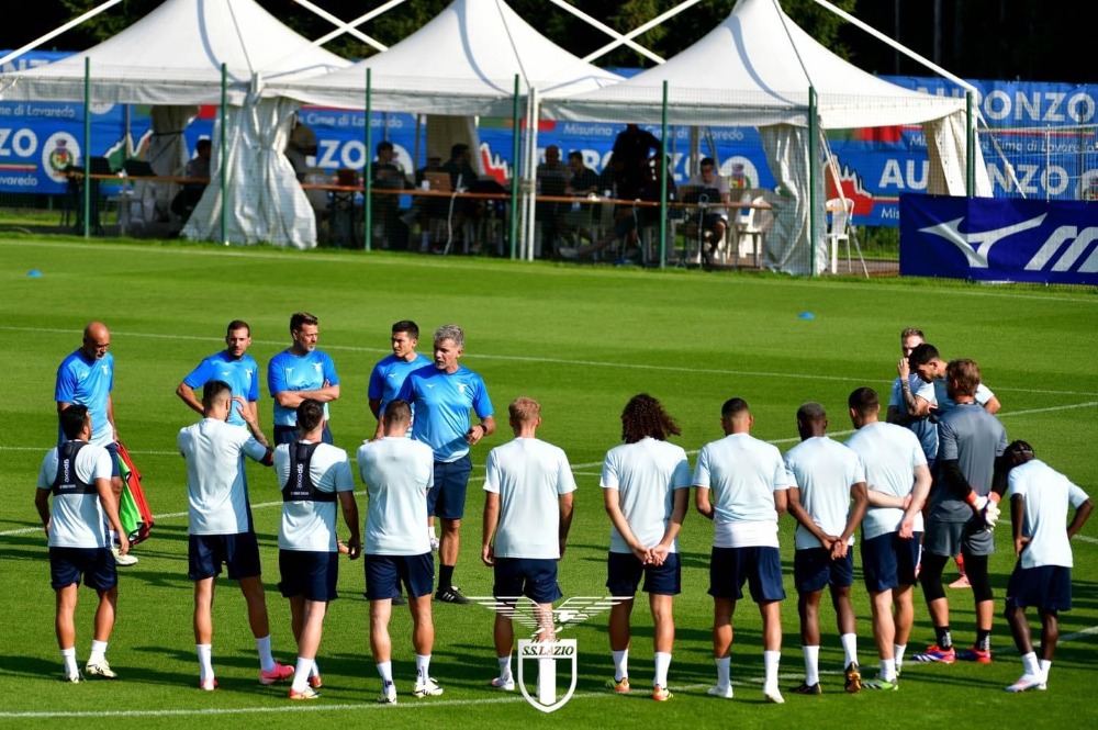 Lazio, prime fatiche per i giocatori nel ritiro di Auronzo di Cadore. Tutte le amichevoli