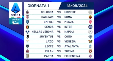 Calendario Serie A, per Lazio e Roma esordio contro Venezia e Cagliari. Il derby si giocherà il 5 gennaio