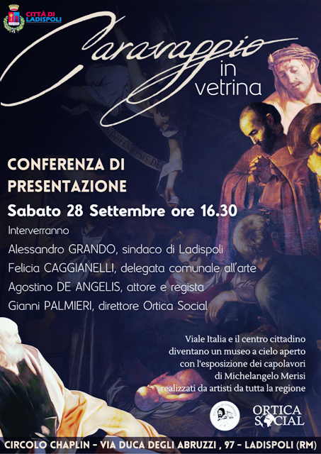 Ladispoli: al via “Caravaggio in vetrina”