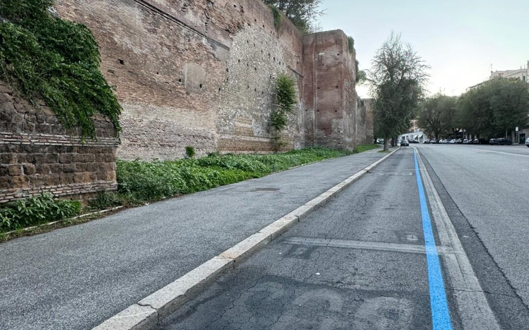 Mura Aureliane, Caudo: “Liberate dai bus turistici, ora fondi per il parco lineare”