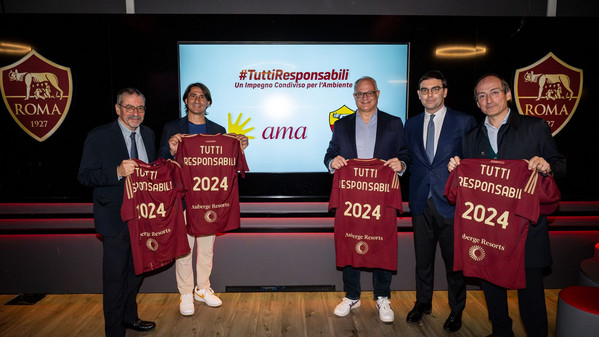 “Tutti responsabili”, AS Roma e Ama insieme per promuovere la raccolta differenziata