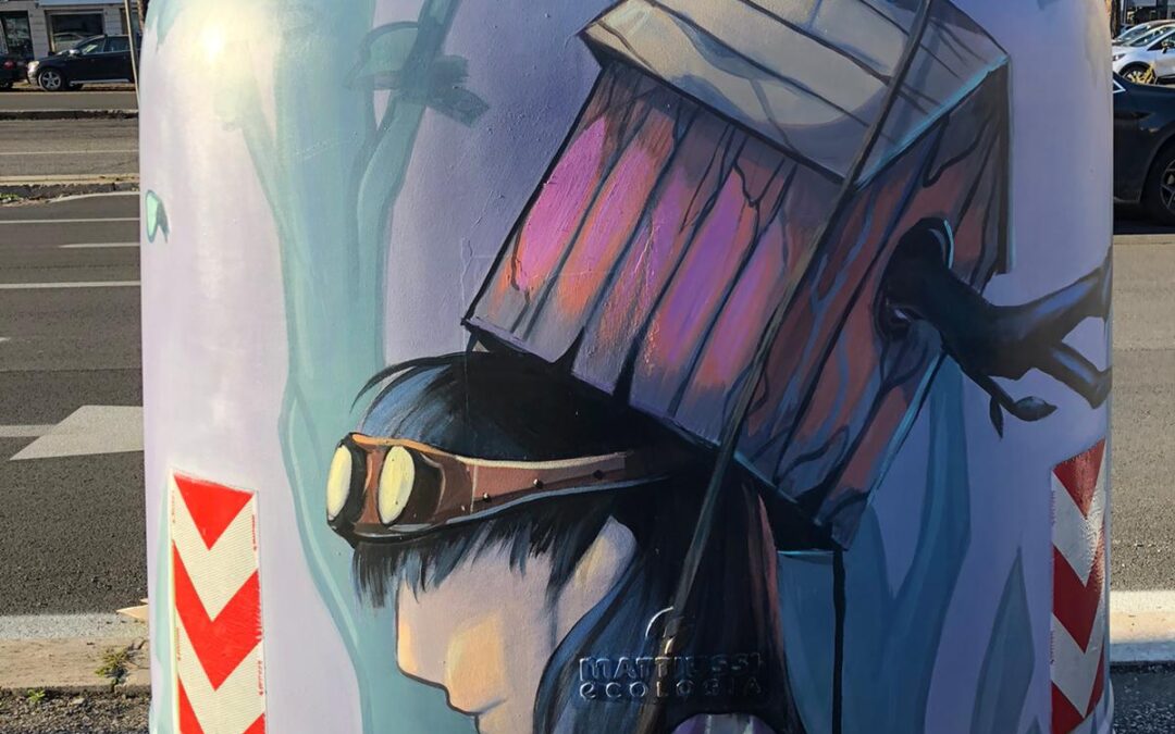 Torna Gallerie d’Arte Urbana: i contenitori per la differenziata del vetro diventano opere d’arte