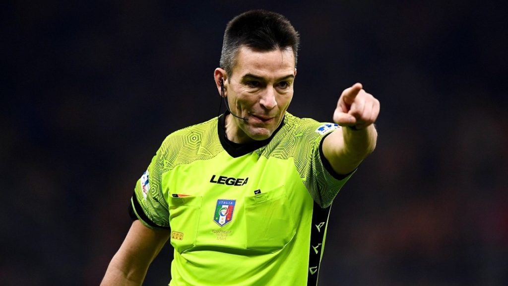 Lazio, Antonio Rapuano sarà l’arbitro della partita con il Cagliari. I precedenti