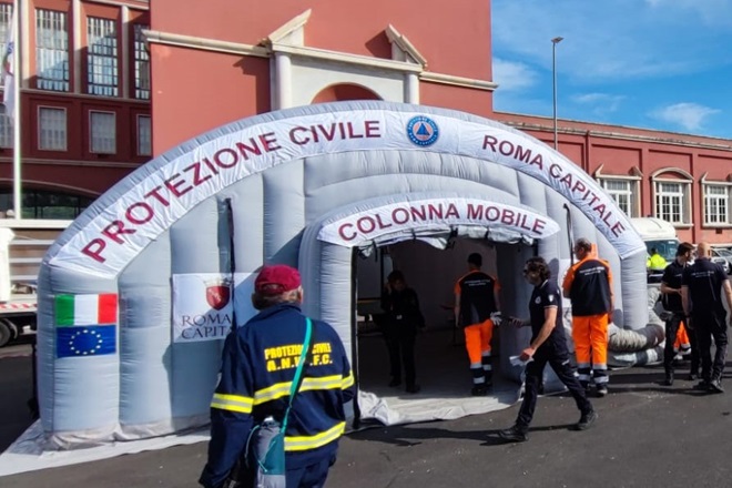 Sabato notte ci sarà anche Protezione Civile di Roma all’esercitazione a stazione Ostiense