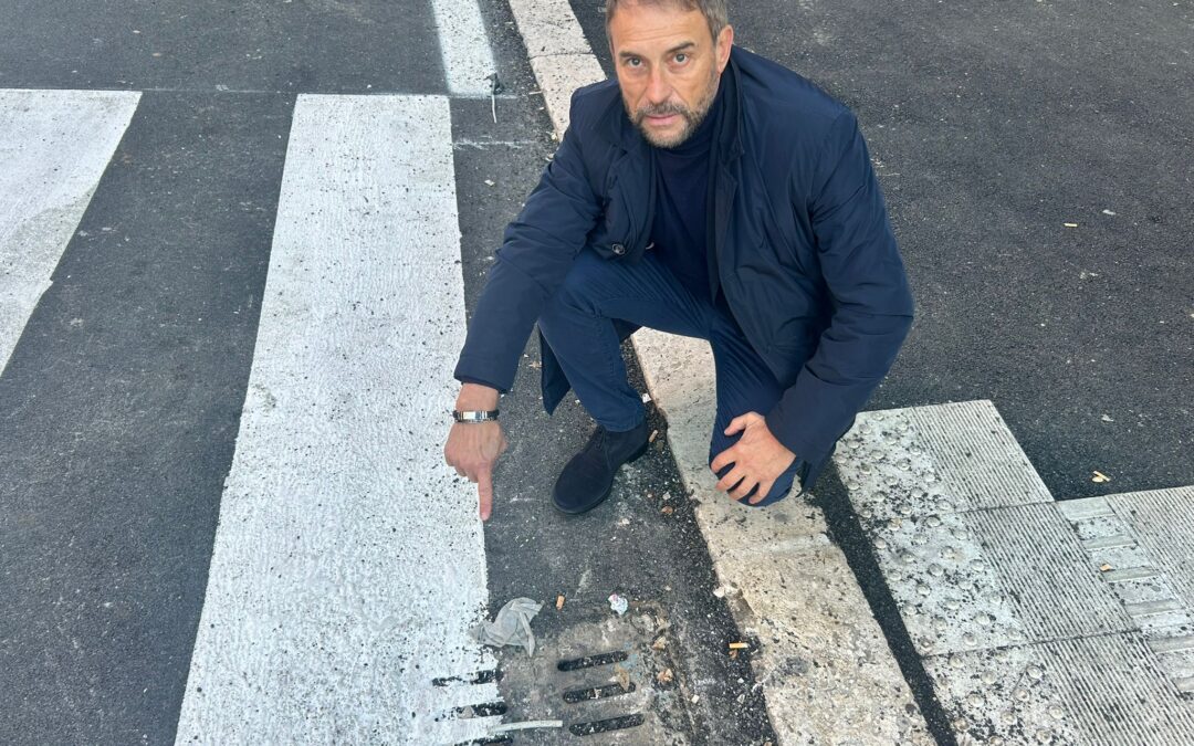 Giannini (Lega): “Tombini otturati dopo i lavori eseguiti a Piazza Irnerio”