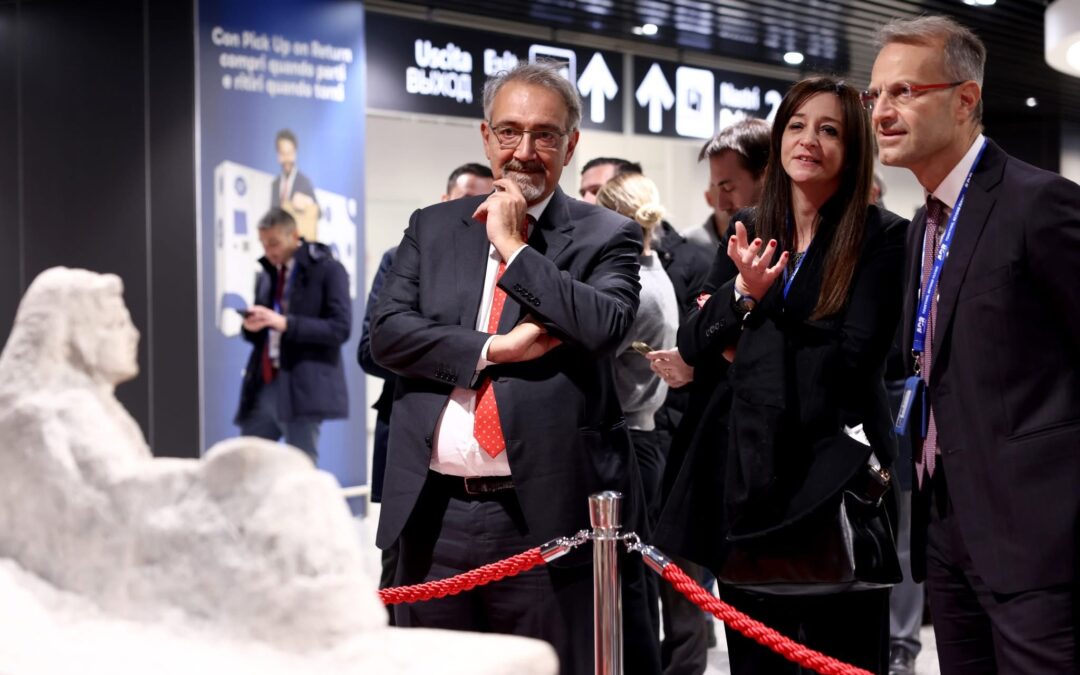 Rocca: “Preziose opere del Museo Etrusco di Villa Giulia esposte all’aeroporto Leonardo da Vinci”