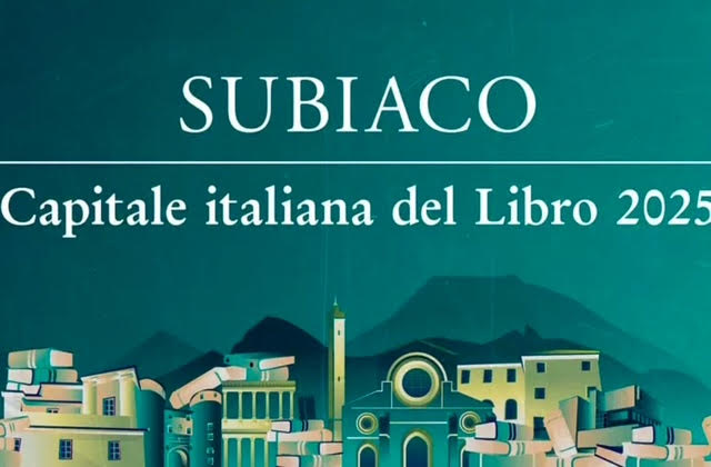 Subiaco, in provincia di Roma, proclamata Capitale italiana del libro 2025