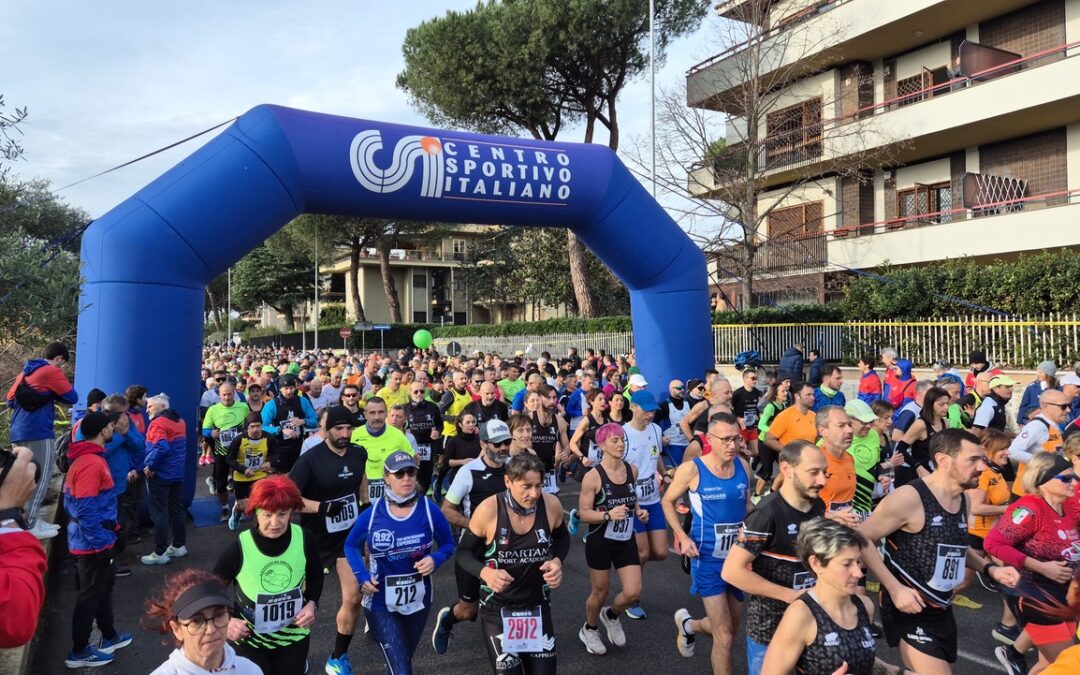 “Corri per la Befana”, in 2.500 al via: vincono Luca Parisi e Valentina Raponi