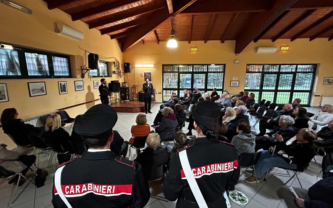 I Carabinieri incontrano gli anziani del Quarticciolo