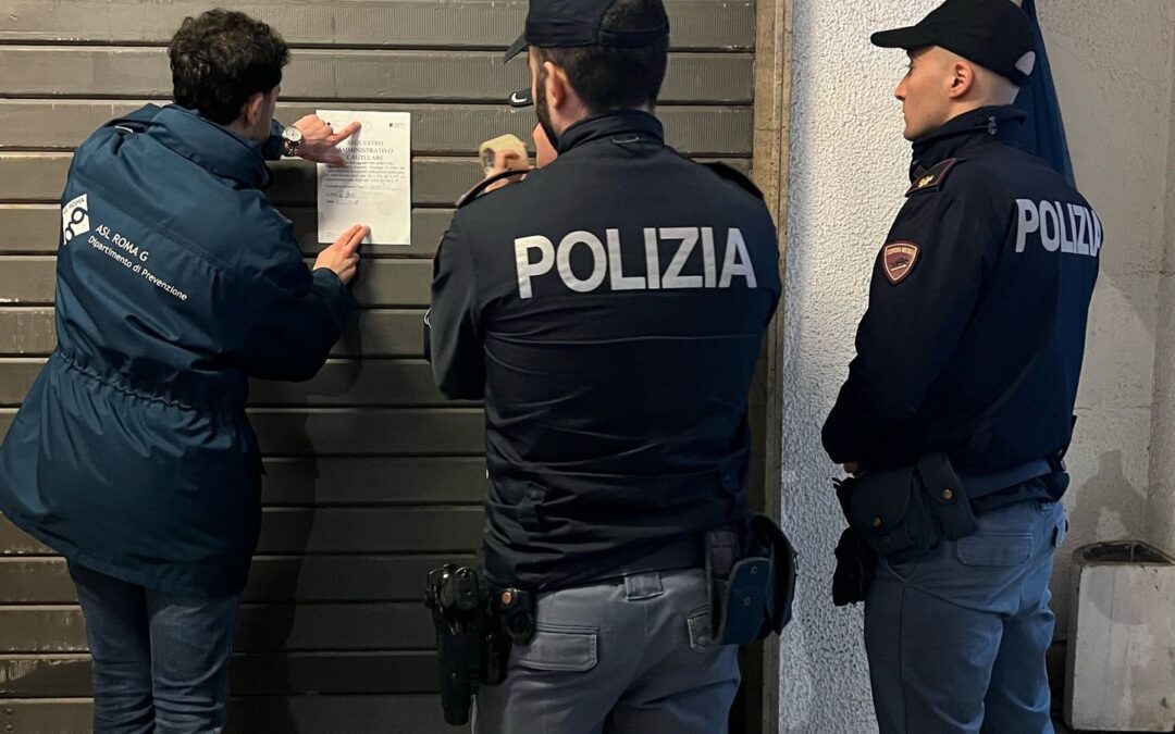 Focus della Polizia di Stato nelle periferie e nell’interland romano. Arresti e locali chiusi