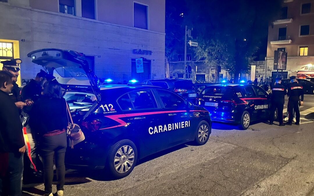 Controlli dei Carabinieri al Nomentano: ventenne denunciato per possesso di hashish