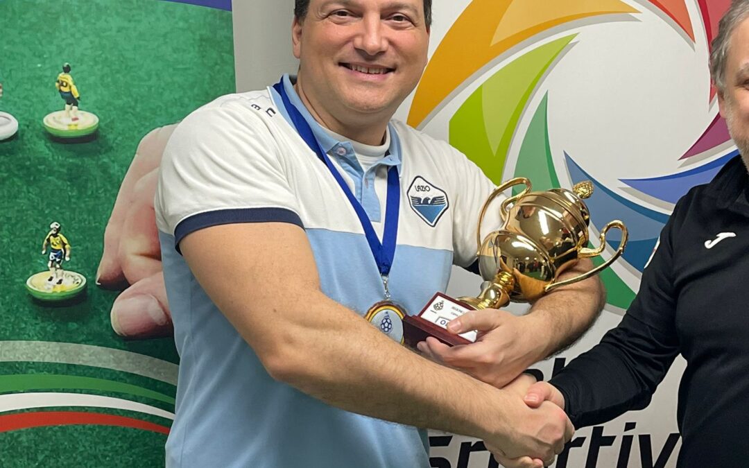 Subbuteo, Patrio Lazzaretti (SS Lazio TFC) trionfa nella Coppa Lazio 2025