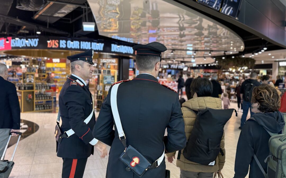 Controlli all’aeroporto di Fiumicino, una denuncia per tentato furto e sanzioni per 9 conducenti Ncc e 7 tassisti