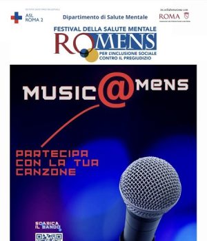 ASL Roma 2: al via il concorso Music@Mens 2025, con canzoni inedite sulla salute mentale