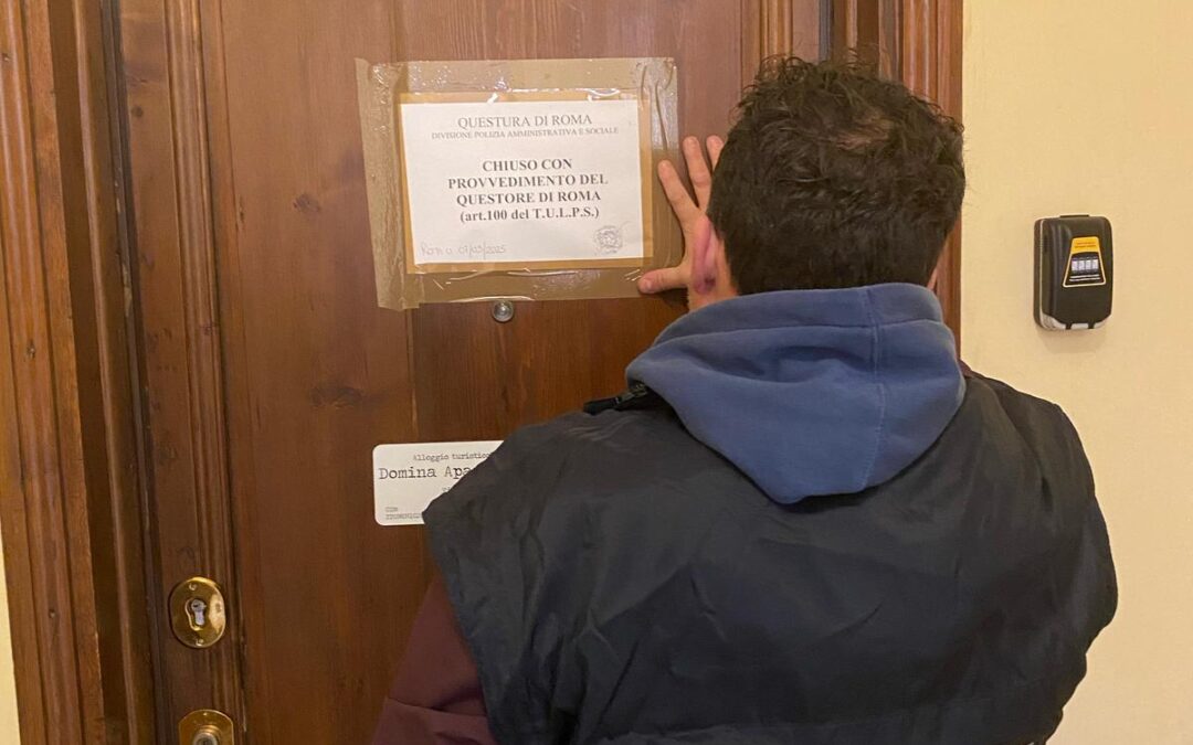 Sigilli alle key box: stop al self check in una struttura in zona Termini, rimarrà chiusa dieci giorni