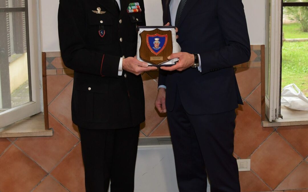 Il generale di Corpo d’Armata Aldo Iacobelli in visita al Nucleo investigativo di Roma