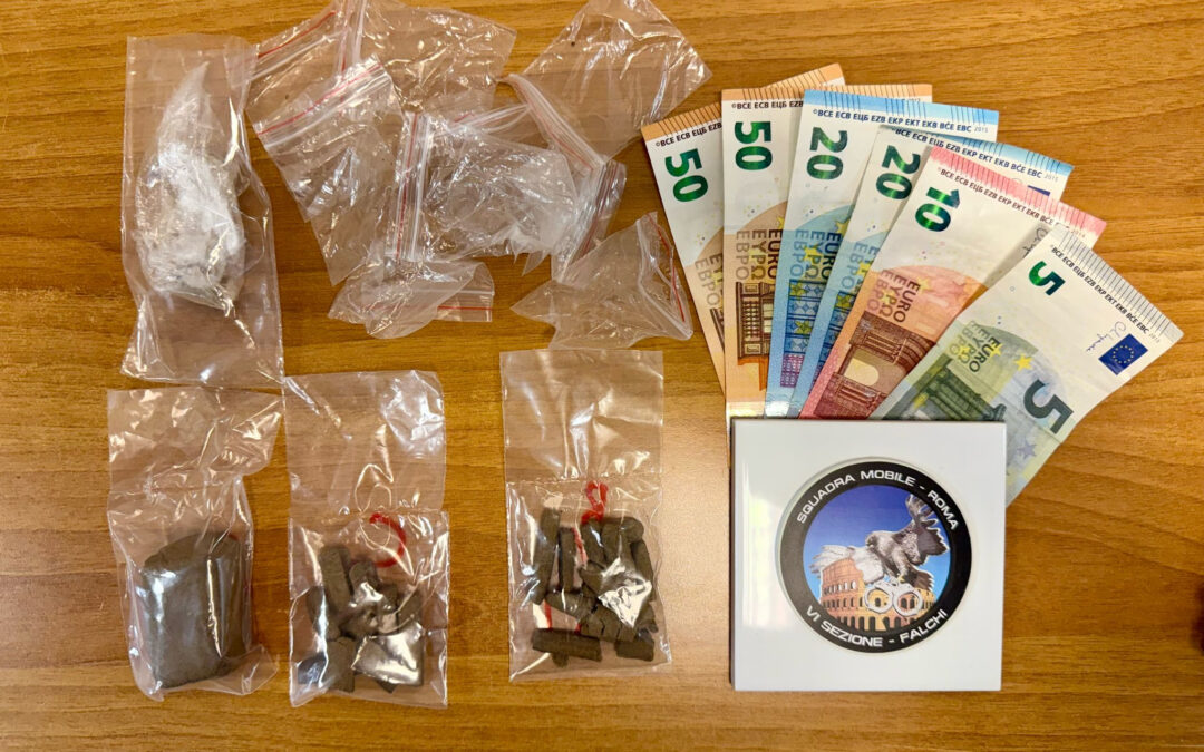 Arrestato dai falchi della Polizia di Stato un 50enne con un chilo di cocaina in auto