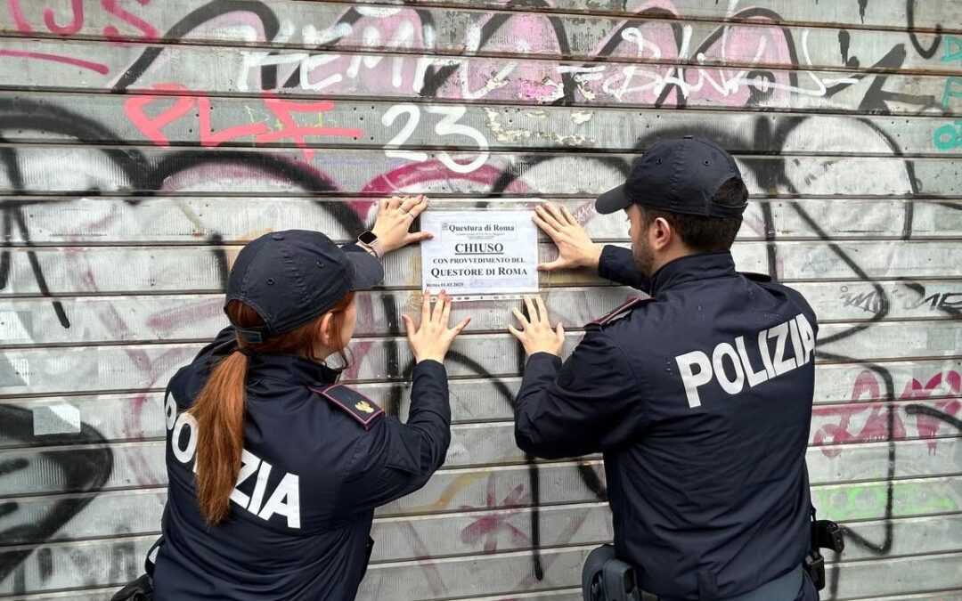 Pigneto: chiusa per la seconda volta sala scommesse frequentata da pregiudicati, anche minorenni