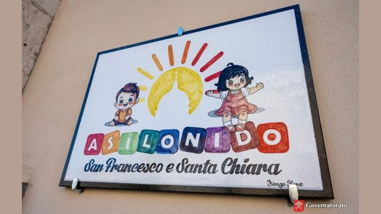 Vaticano: inaugurato il primo asilo nido voluto dal Papa intitolato a San Francesco e Santa Chiara