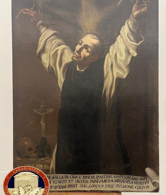 I Carabinieri dell’Arte recuperano un antico dipinto raffigurante “Beato Roberto De Salla”