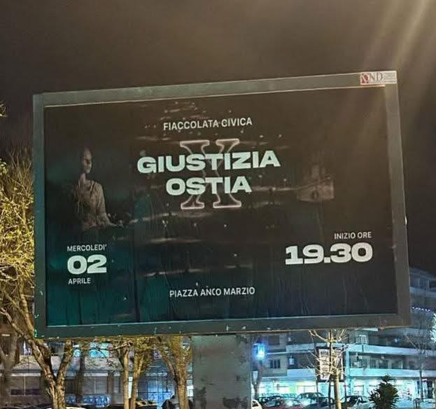 Ieri la manifestazione di Giustiza X Ostia, centinaia di cittadini in piazza Anco Marzio