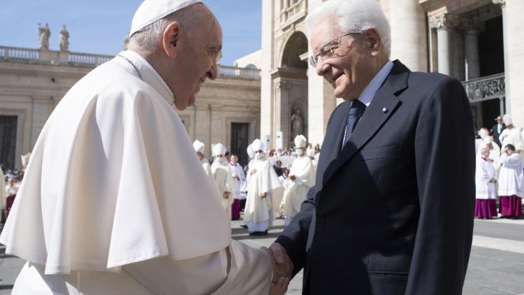 Il cordoglio del Presidente Mattarella per la morte di Papa Francesco
