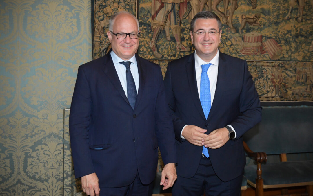 Il sindaco Gualtieri incontra il commissario europeo Tzitzikostas