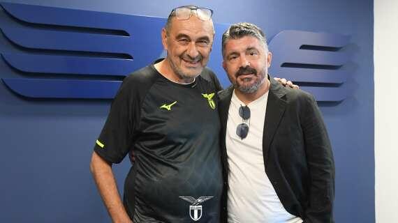 Lazio, Lotito trova l’intesa con Gattuso per il dopo Sarri: accordo biennale