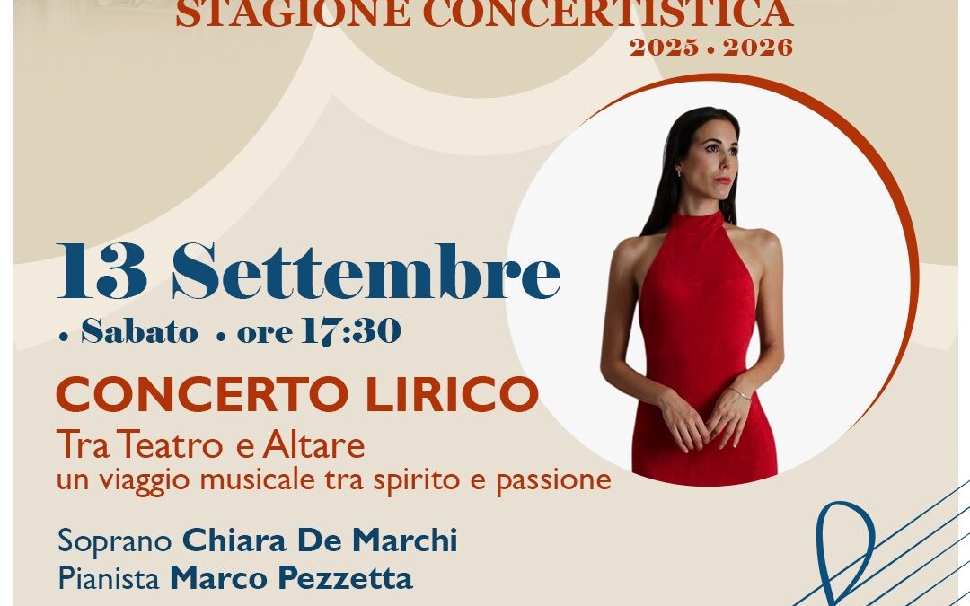 Capranica Prenestina, il 13 settembre ultimo appuntamento della stagione concertistica 